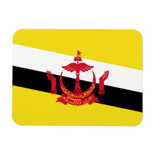Imán de la bandera patriótica de Brunéi