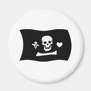 Imán de la bandera Stede Bonnet