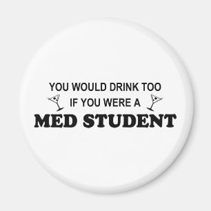 Imán De la bebida estudiante del MED también -