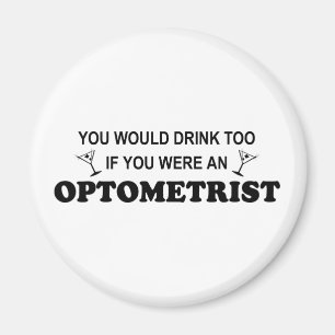 Imán De la bebida optometrista también -