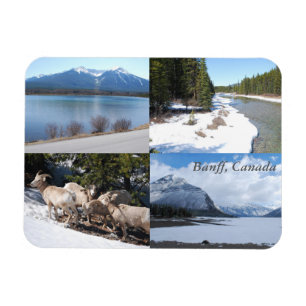 Imán de la belleza escénica de Banff, Canadá