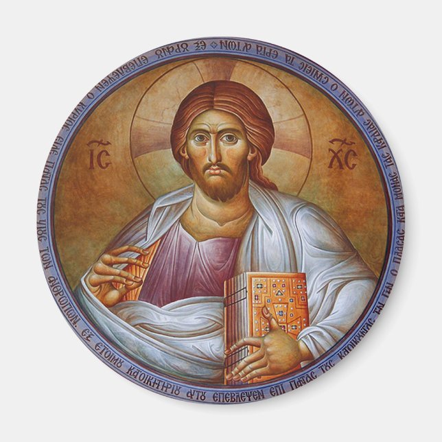 Imán de la bendición de Cristo (Frente)