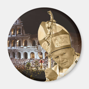 Imán de la bendición de Juan Pablo II