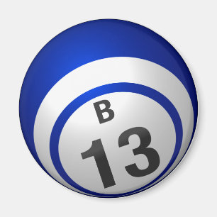 Imán de la bola del bingo B13