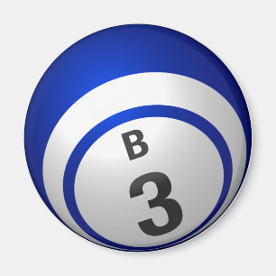 Imán de la bola del bingo B3