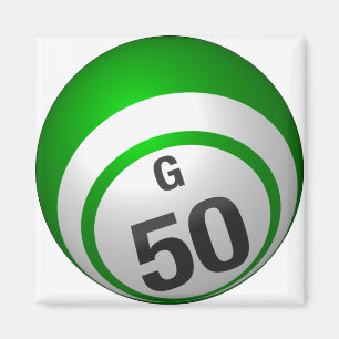 Imán de la bola del bingo de G 50