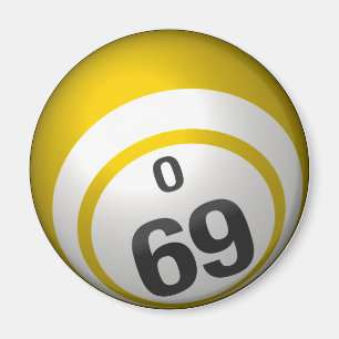 Imán de la bola del bingo de O 69