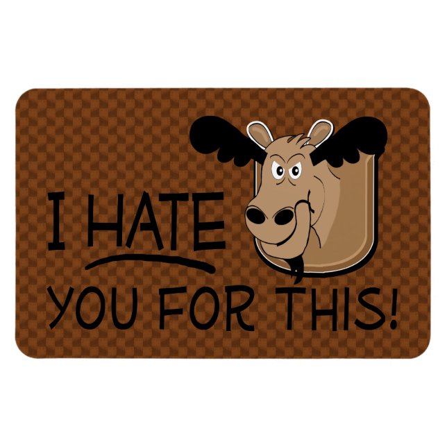 Imán de la cabeza de alce (Horizontal)