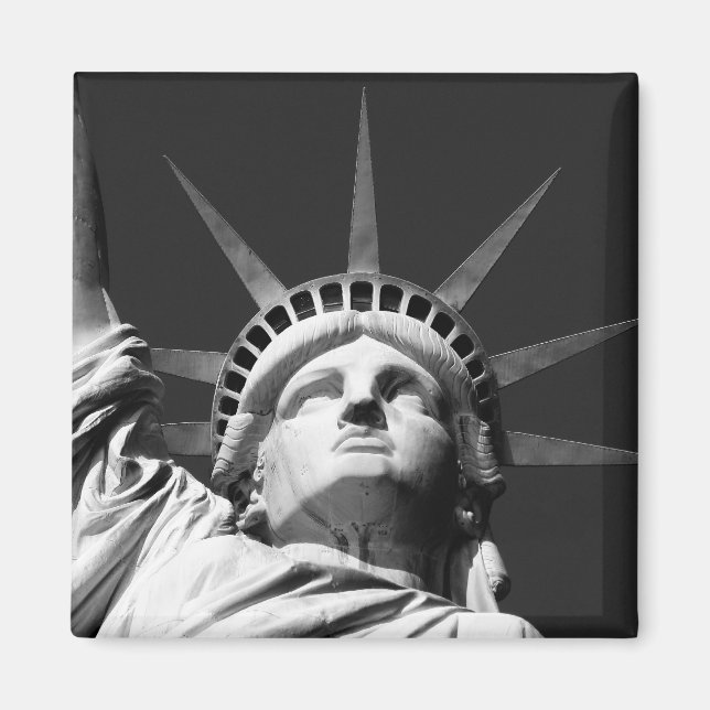 Imán de la cabeza de la Estatua de la Libertad (Frente)