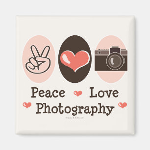 Imán de la cámara de la fotografía del amor de la