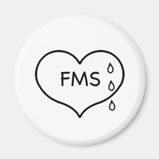 Imán de la campaña del Humaneness del Fibromyalgia (Frente)