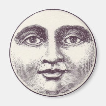 Imán de la cara de la luna llena