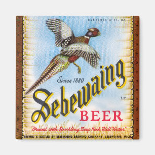Imán de la cerveza de Sebewaing