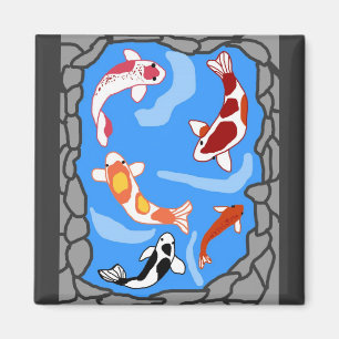 Imán de la charca de Koi