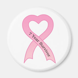 Imán de la cinta del rosa del superviviente de 7