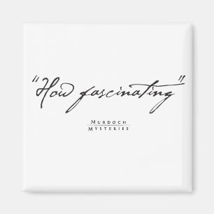 Imán de la cita de los misterios de Murdoch