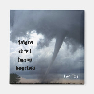 Imán de la cita de Tzu del Lao de la naturaleza