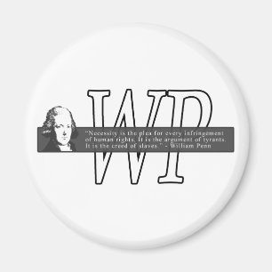 Imán de la cita de William Penn