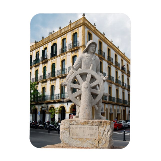 Imán de la ciudad de Ibiza (Vertical)