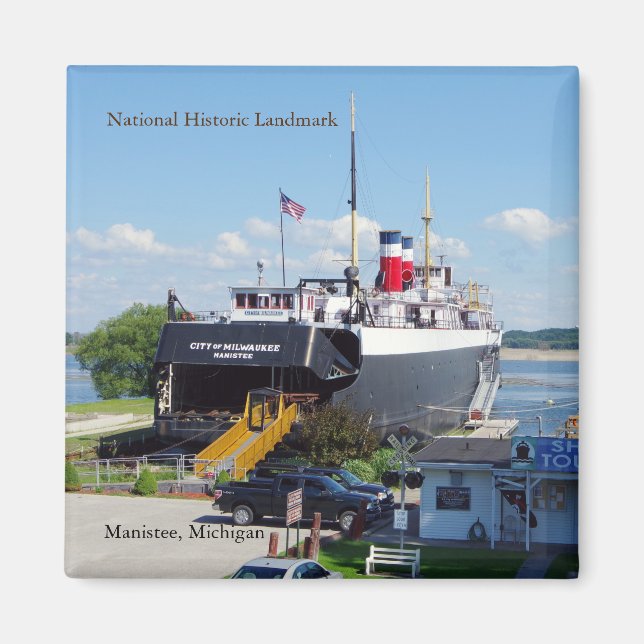 Imán de la ciudad de Milwaukee (Frente)