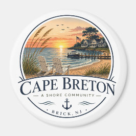 Imán de la comunidad de la costa de Cape Breton