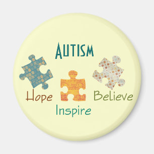 Imán de la conciencia del autismo