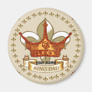 Imán de la Corona Real de King Dad