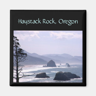 Imán de la costa de Oregon de la roca del Haystac