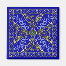 Imán de la Cruz Celta Knot