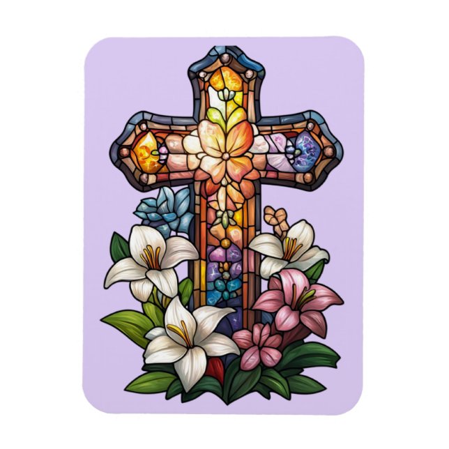 Imán de la Cruz de Pascua (Vertical)