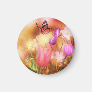 Imán de la danza de sol de la primavera de la