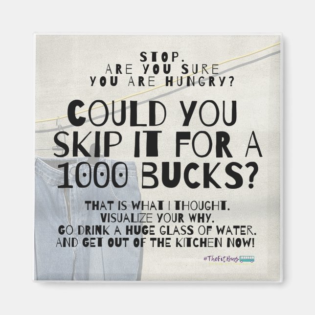 Imán de la dieta de la pérdida de peso de la (Frente)