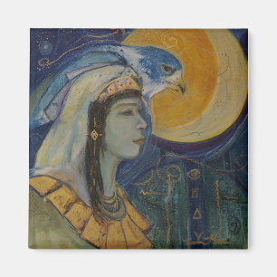 Imán de la diosa de la luna de Falcoln del egipci