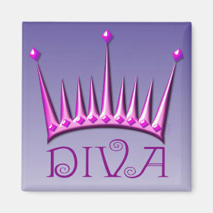 Imán de la diva en fuschia
