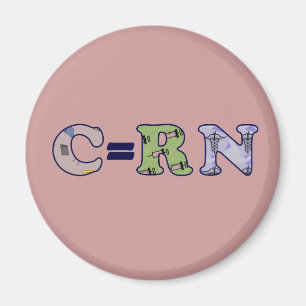 Imán de la enfermera de estudiante de C