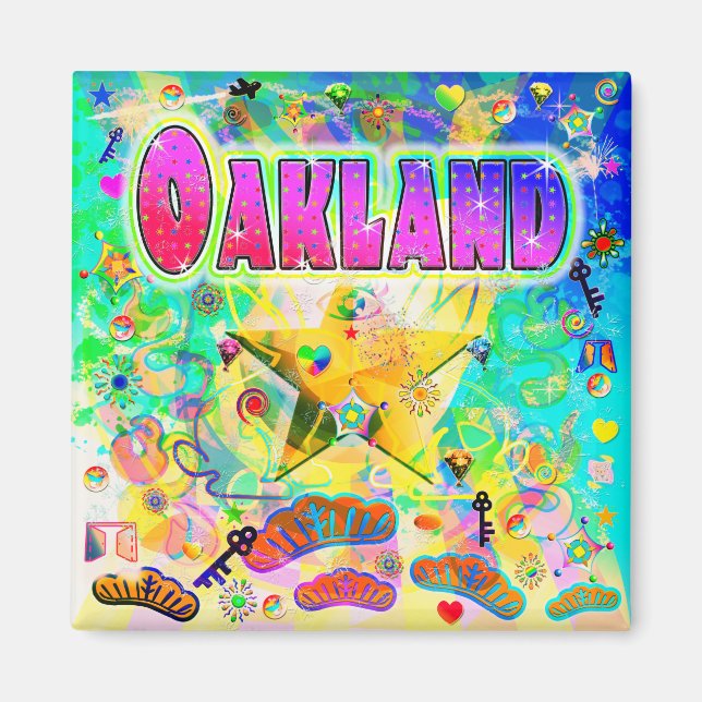 Imán de la Época de Oakland (Frente)