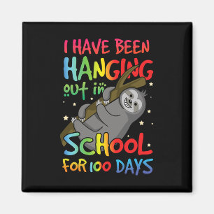 Imán De la escuela Feliz 100° día 100 colgando Kawaii S
