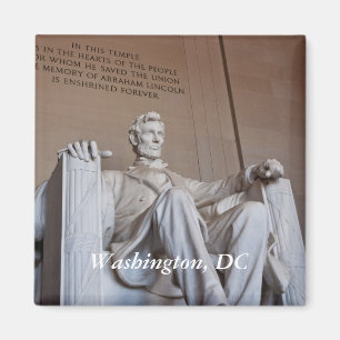 Imán de la estatua de Lincoln