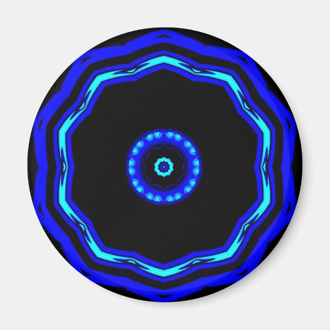 Imán de la estrella azul (Frente)