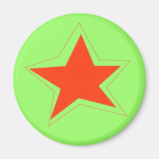 Imán de la estrella de la semana (Frente)