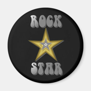Imán de la estrella del rock