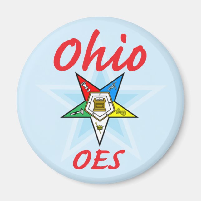 Imán de la estrella oriental de Ohio (Frente)