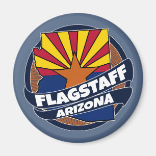 Imán de la explosión de la bandera de Arizona de
