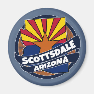 Imán de la explosión de la bandera de Scottsdale