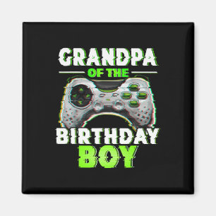 Imán De La Familia De Videojuegos De Cumpleaños