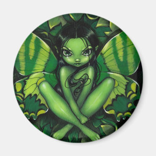 Imán "de la fantasía verde de la mariposa"