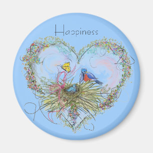 Imán de la felicidad del Bluebird