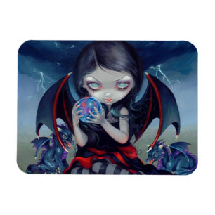 Imán de la flexión de "Dragonling oscuro"