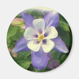 Imán de la flor de Columbine