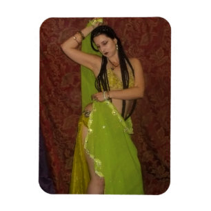 Imán de la foto de la bailarina de la danza del